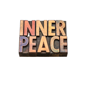 Den Manifestor mit ätherischen Ölen unterstützen seine Signatur im Human Design zu leben: Frieden. Das Bild zeigt einen Stempel mit der Aufschrift "Inner Peace".